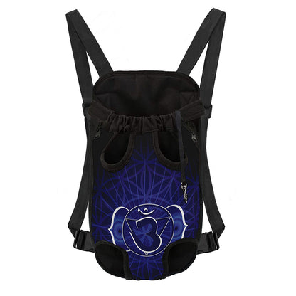 Ajna Chakra Spiritual Print Pet Carrier Backpack