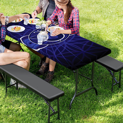 Ajna Chakra Spiritual Print Picnic Table Cover