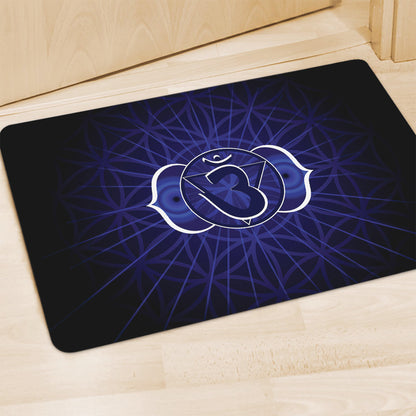 Ajna Chakra Spiritual Print Polyester Doormat