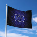 Ajna Chakra Spiritual Print Polyester Flag