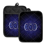 Ajna Chakra Spiritual Print Pot Holders With Pocket