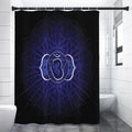 Ajna Chakra Spiritual Print Premium Shower Curtain