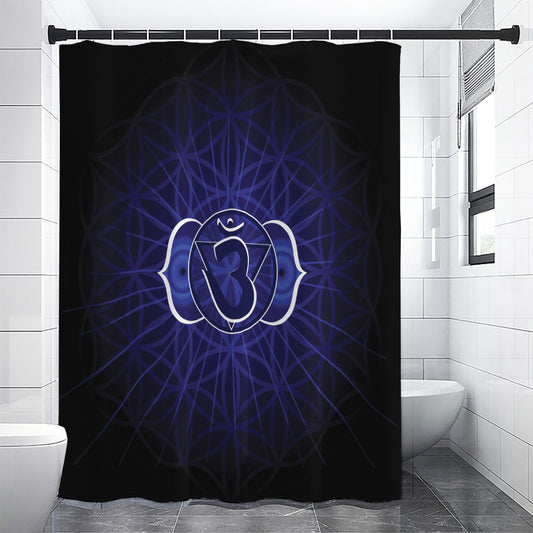 Ajna Chakra Spiritual Print Premium Shower Curtain