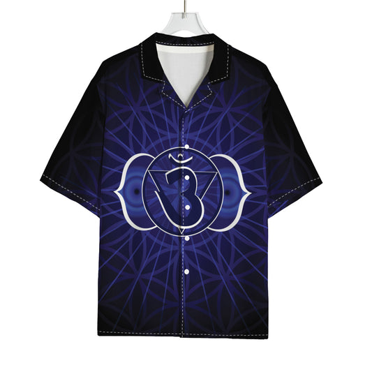 Ajna Chakra Spiritual Print Rayon Hawaiian Shirt