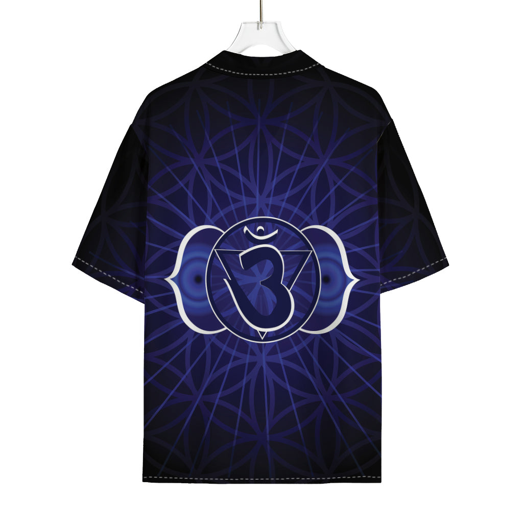 Ajna Chakra Spiritual Print Rayon Hawaiian Shirt