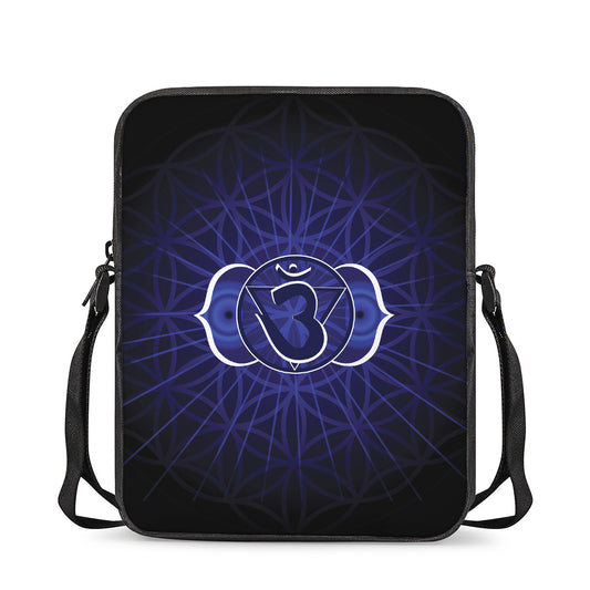 Ajna Chakra Spiritual Print Rectangular Crossbody Bag