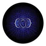 Ajna Chakra Spiritual Print Round Floor Mat