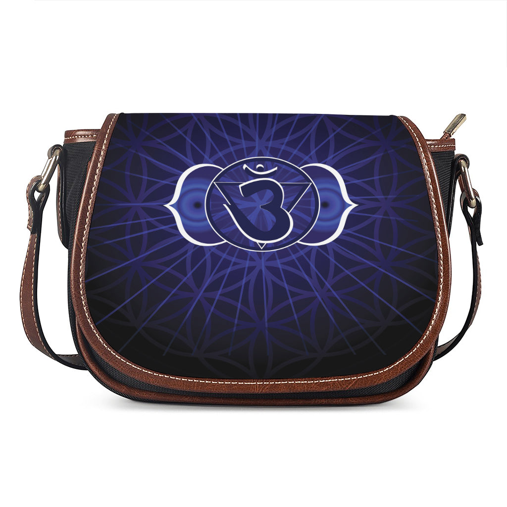 Ajna Chakra Spiritual Print Saddle Bag