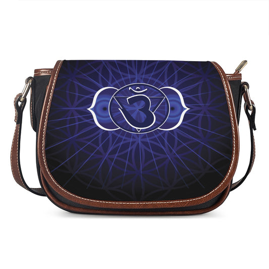 Ajna Chakra Spiritual Print Saddle Bag