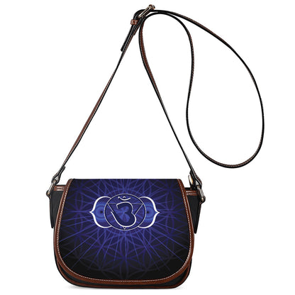 Ajna Chakra Spiritual Print Saddle Bag