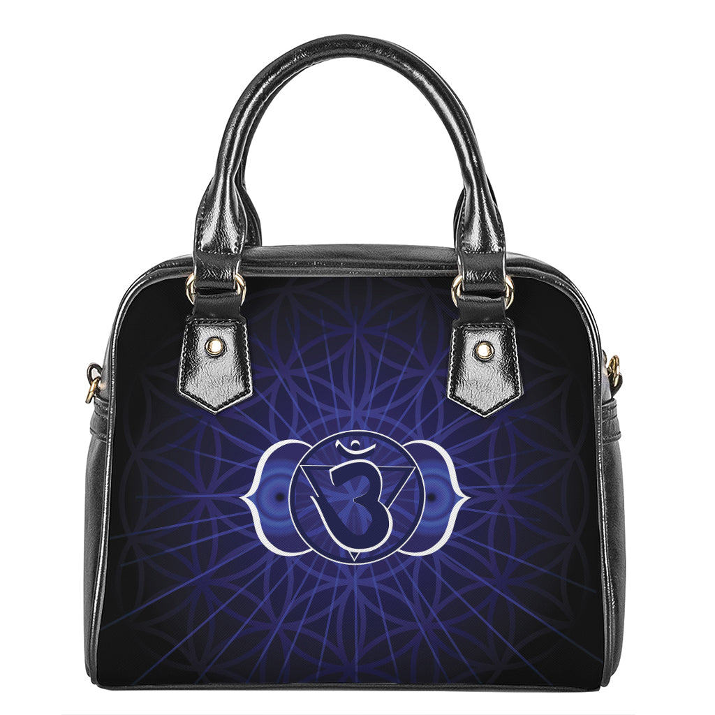 Ajna Chakra Spiritual Print Shoulder Handbag