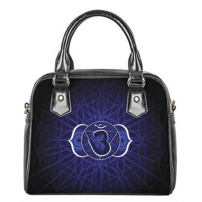 Ajna Chakra Spiritual Print Shoulder Handbag