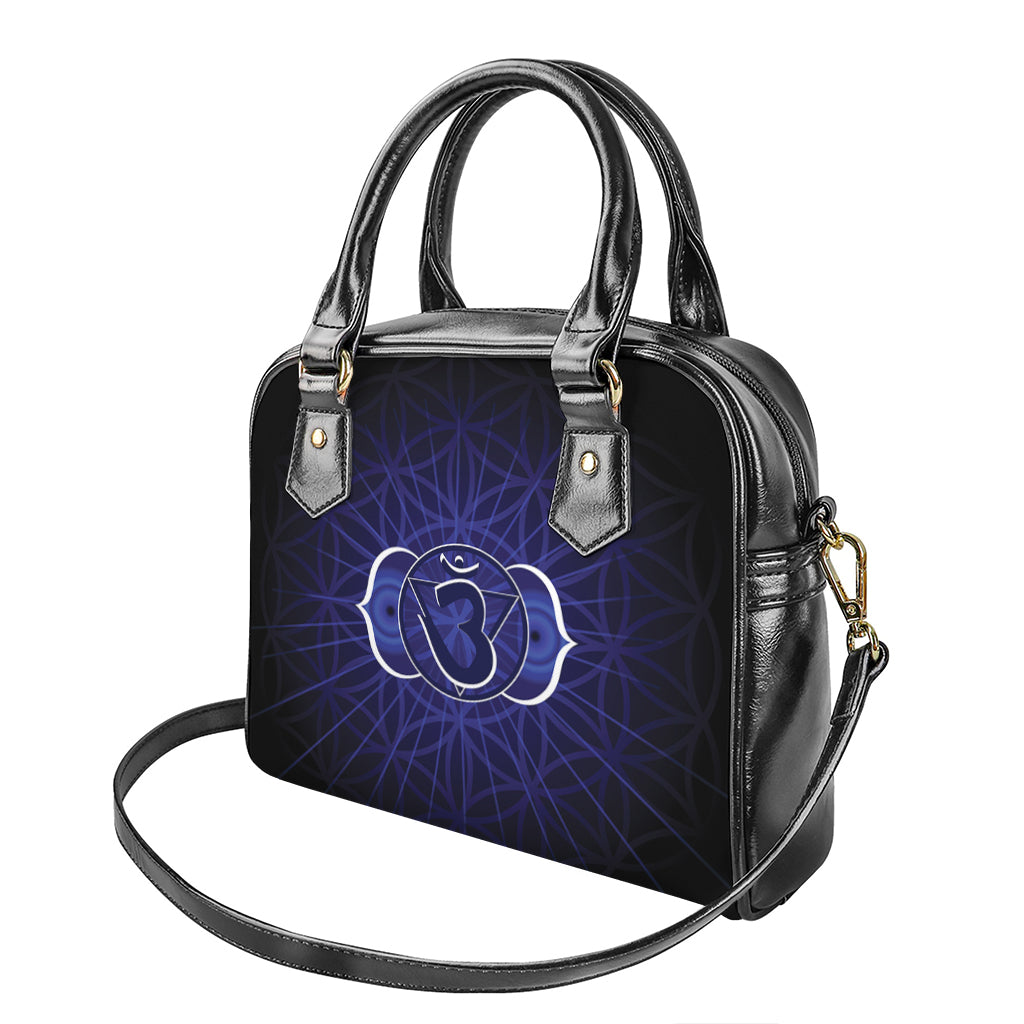 Ajna Chakra Spiritual Print Shoulder Handbag