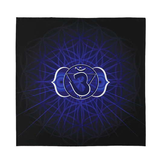 Ajna Chakra Spiritual Print Silk Bandana