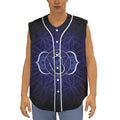 Ajna Chakra Spiritual Print Sleeveless Baseball Jersey