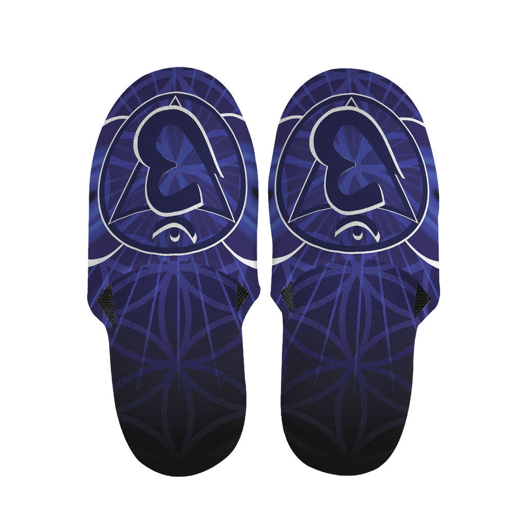 Ajna Chakra Spiritual Print Slippers
