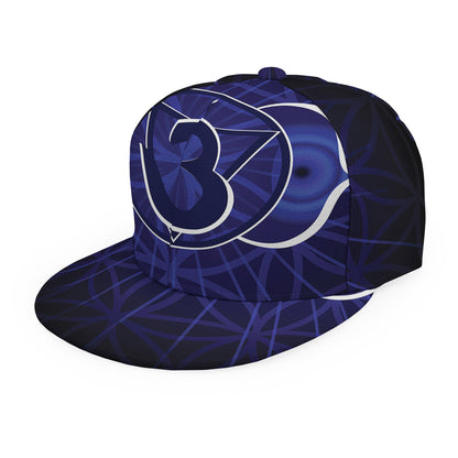 Ajna Chakra Spiritual Print Snapback Cap