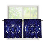Ajna Chakra Spiritual Print Tier Curtains