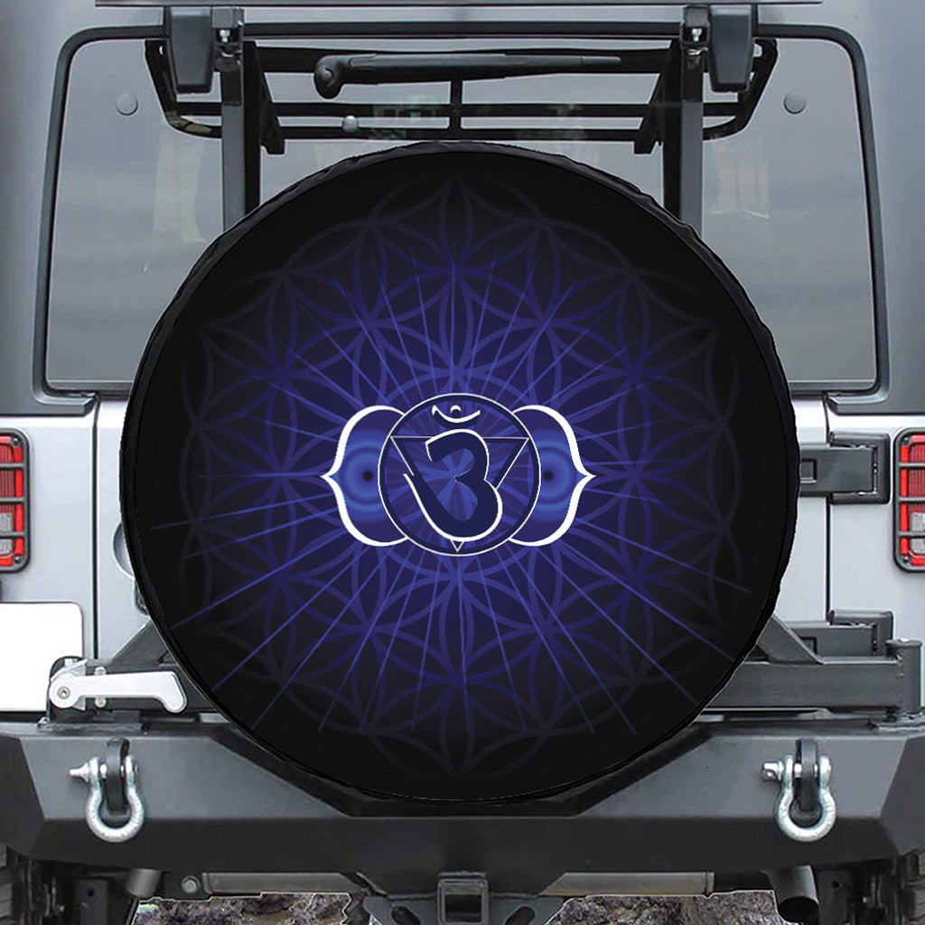 Ajna Chakra Spiritual Print Tire Cover