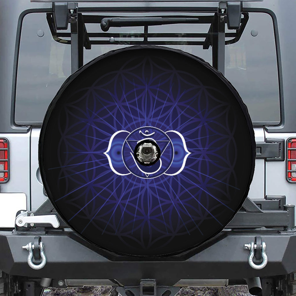 Ajna Chakra Spiritual Print Tire Cover With Camera Hole