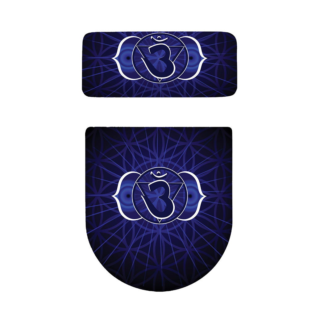 Ajna Chakra Spiritual Print Toilet Lid And Tank Cover Set