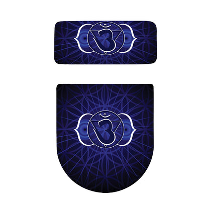 Ajna Chakra Spiritual Print Toilet Lid And Tank Cover Set