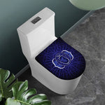 Ajna Chakra Spiritual Print Toilet Lid Cover