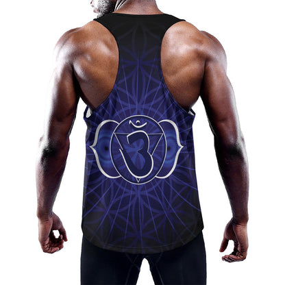Ajna Chakra Spiritual Print Training Tank Top