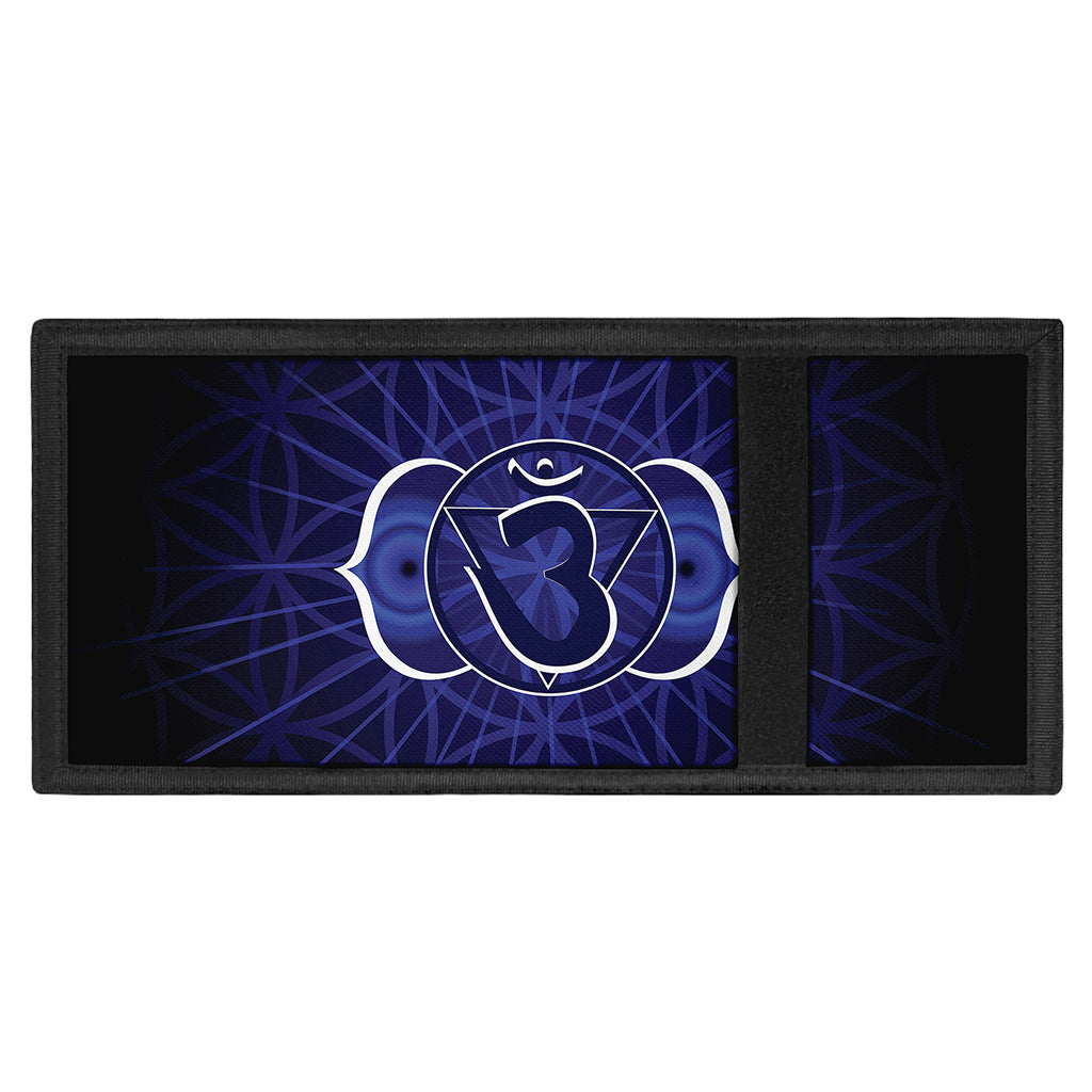 Ajna Chakra Spiritual Print Trifold Wallet