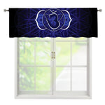 Ajna Chakra Spiritual Print Window Valance