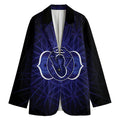 Ajna Chakra Spiritual Print Women's Cotton Blazer