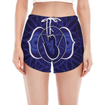 Ajna Chakra Spiritual Print Women's Split Running Shorts