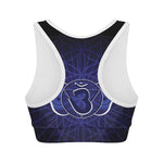Ajna Chakra Spiritual Print Women's Sports Bra