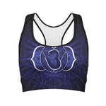 Ajna Chakra Spiritual Print Women's Sports Bra