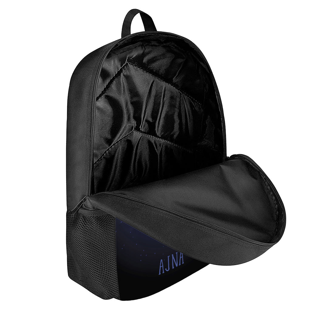 Ajna Chakra Symbol Print 17 Inch Backpack