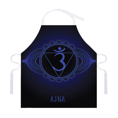 Ajna Chakra Symbol Print Adjustable Apron