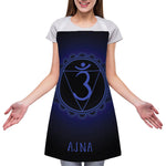 Ajna Chakra Symbol Print Adjustable Apron