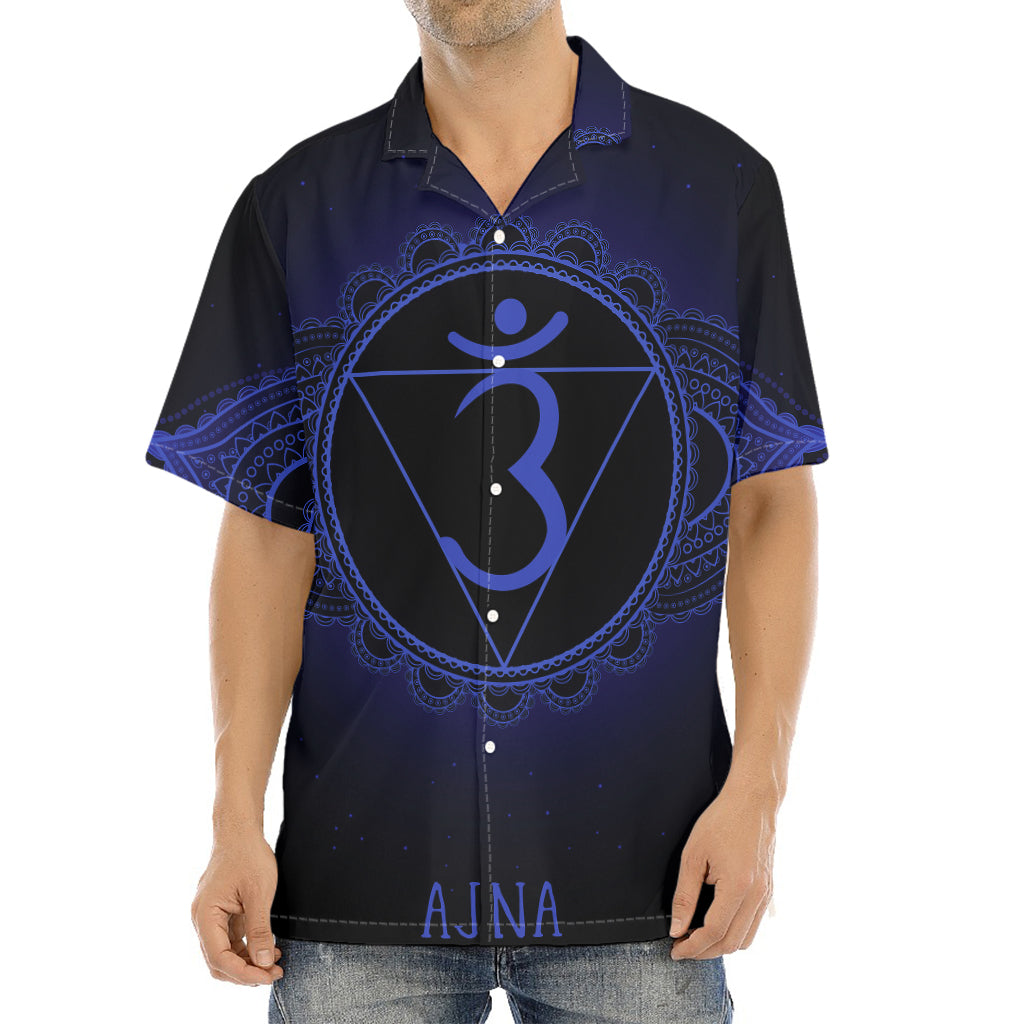 Ajna Chakra Symbol Print Aloha Shirt