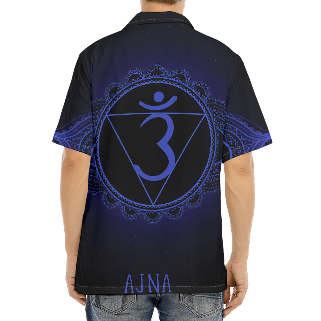 Ajna Chakra Symbol Print Aloha Shirt
