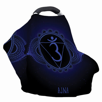 Ajna Chakra Symbol Print Baby Seat Cover