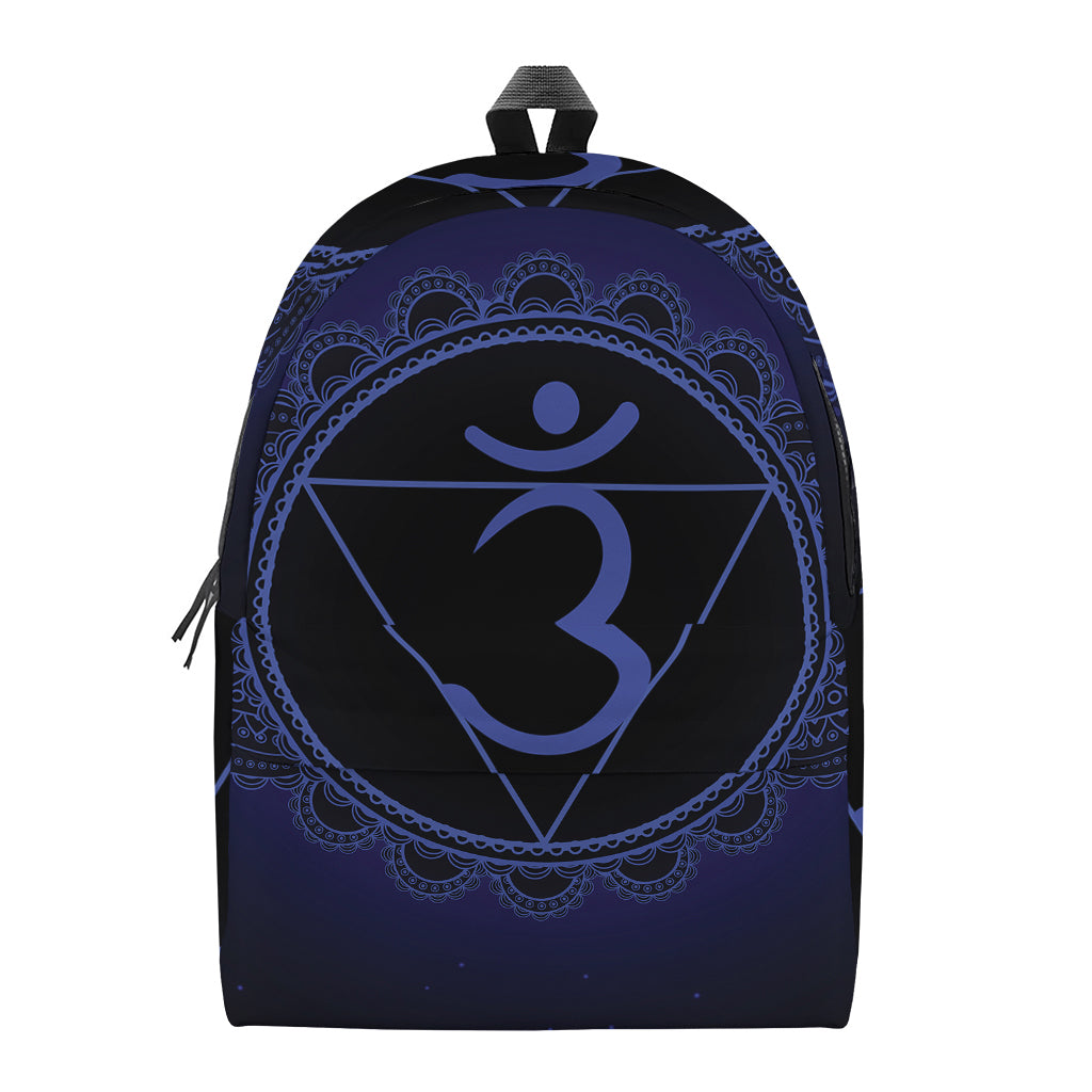 Ajna Chakra Symbol Print Backpack