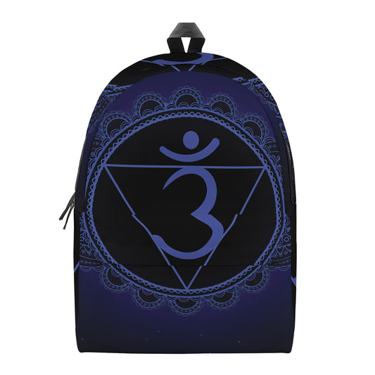 Ajna Chakra Symbol Print Backpack