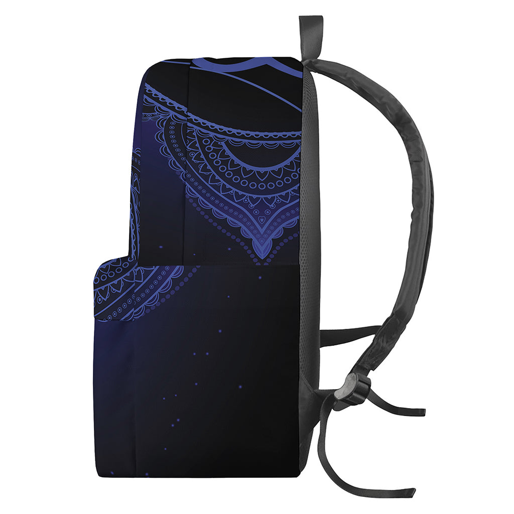 Ajna Chakra Symbol Print Backpack