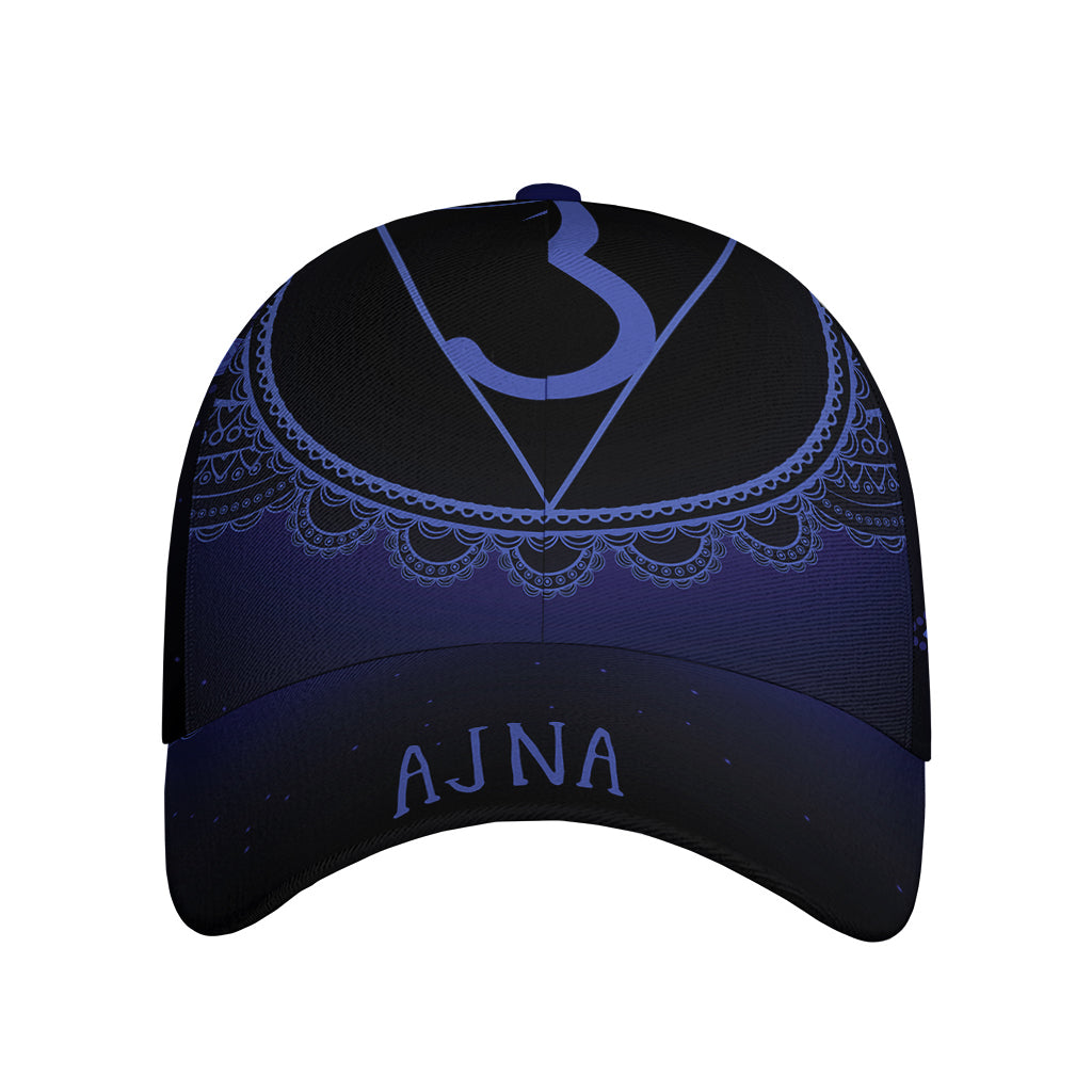 Ajna Chakra Symbol Print Baseball Cap