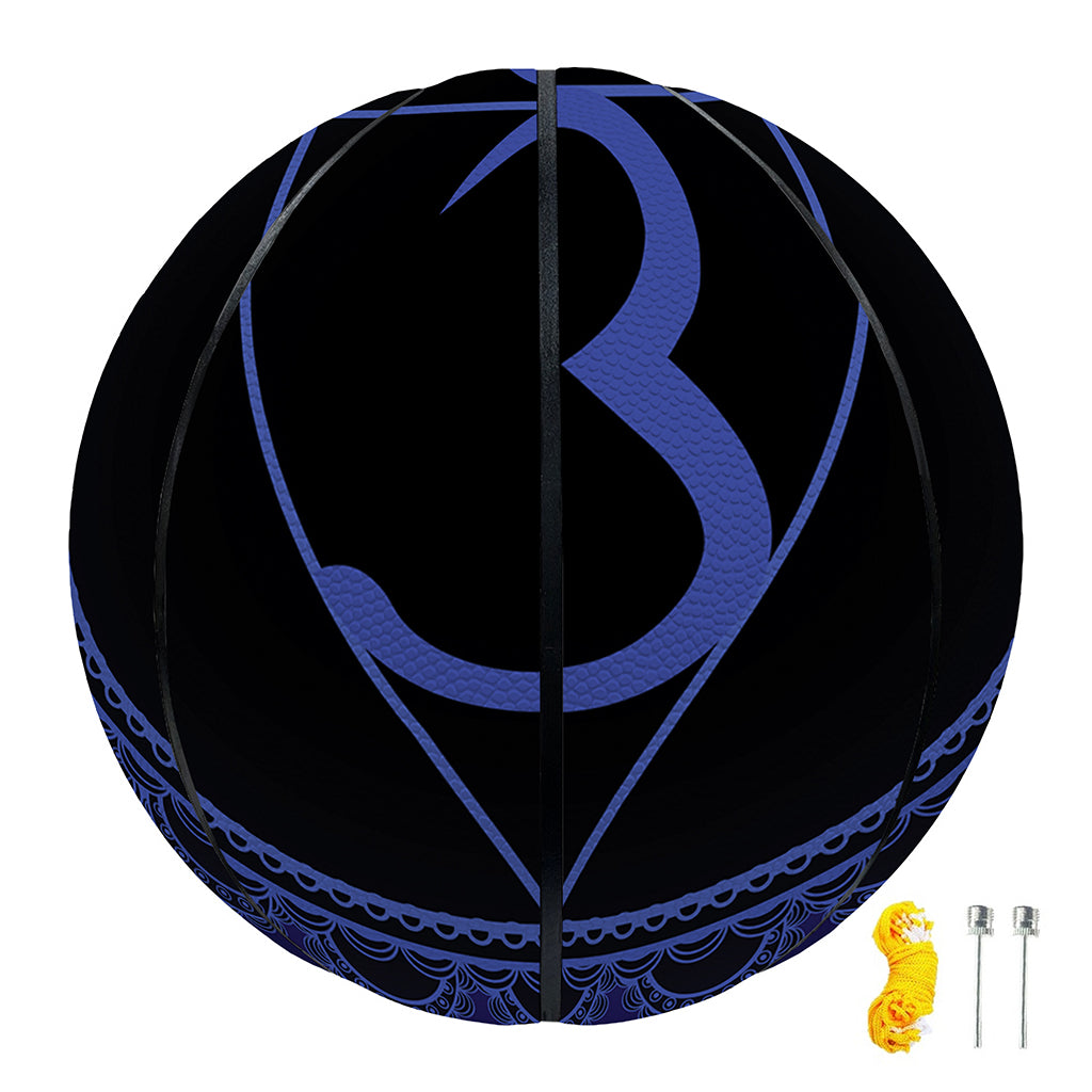 Ajna Chakra Symbol Print Basketball