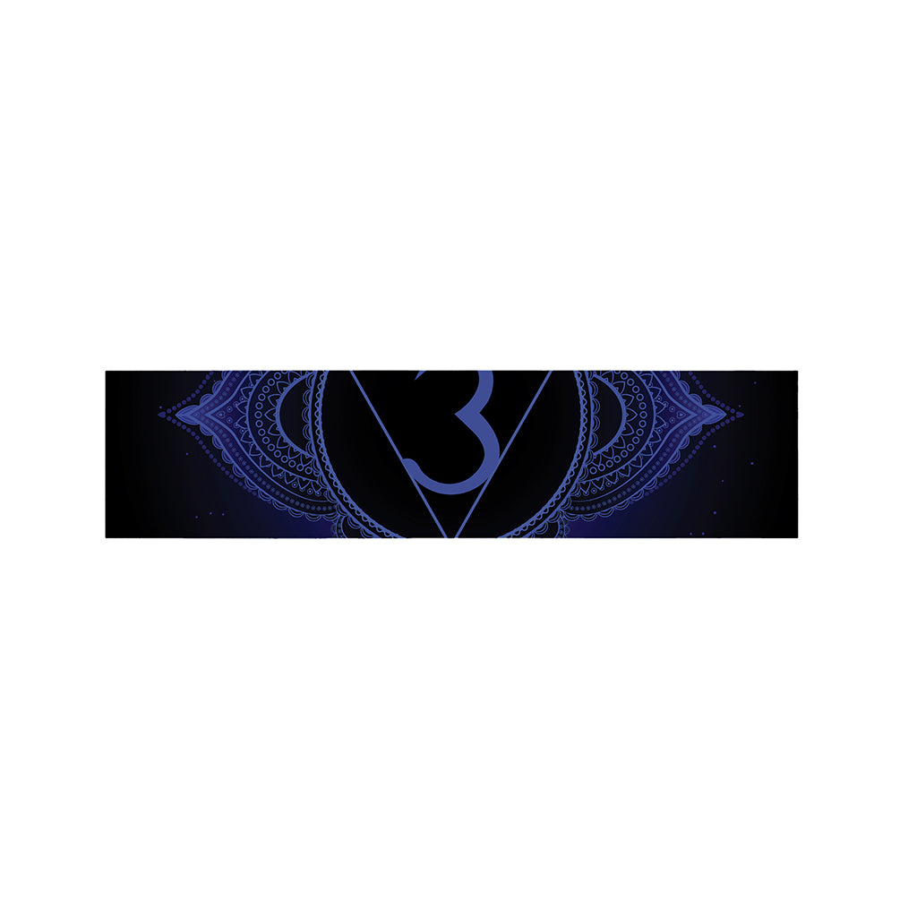 Ajna Chakra Symbol Print Bed Runner