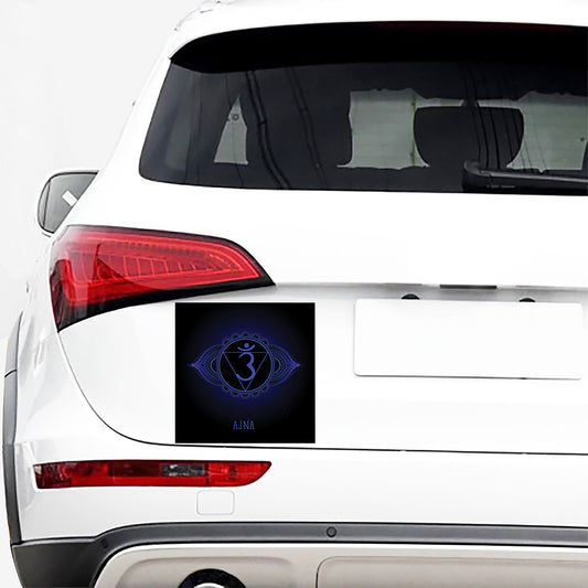 Ajna Chakra Symbol Print Car Sticker