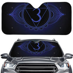 Ajna Chakra Symbol Print Car Windshield Sun Shade