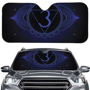 Ajna Chakra Symbol Print Car Windshield Sun Shade