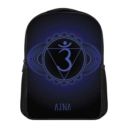 Ajna Chakra Symbol Print Casual Backpack